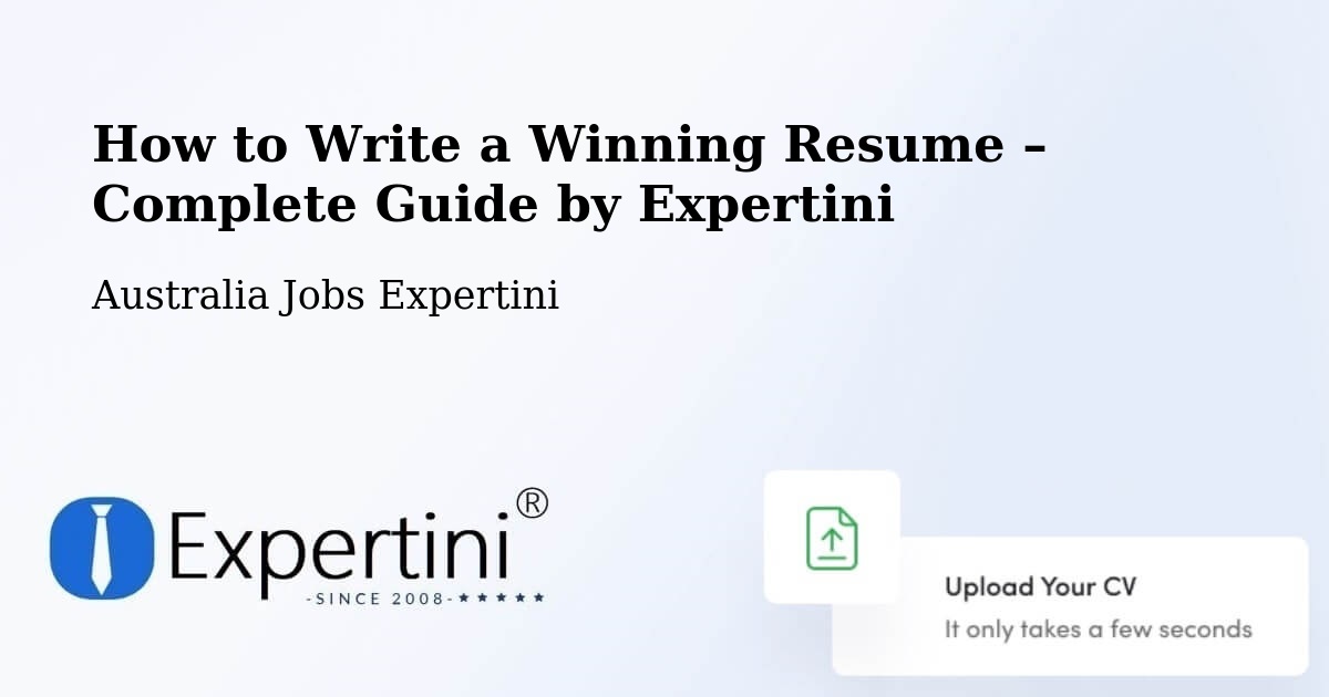 Resume Writing Guide for Job Seekers – Cremorne - Cremorne, Australia Jobs Expertini